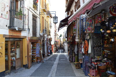 Street amidst buildings in city