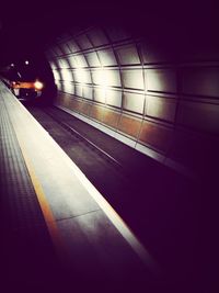 Railroad station platform