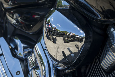 Close-up of vintage car