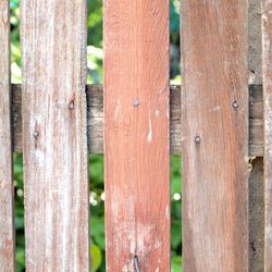 Full frame shot of wooden fence