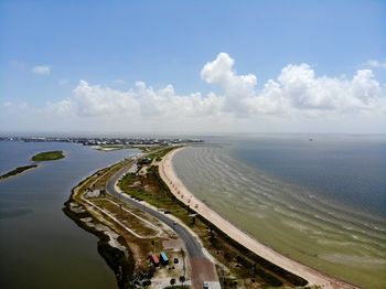 Panoramic view of sea against sky