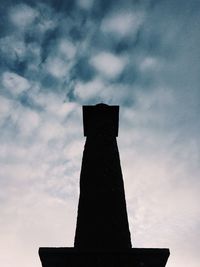 Low angle view of built structure against sky