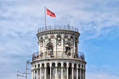 Low angle view of building against sky