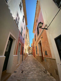 Low angle view of buildings against sky