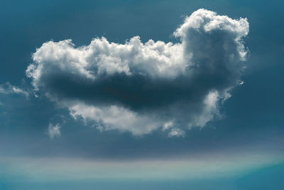 Low angle view of clouds in sky