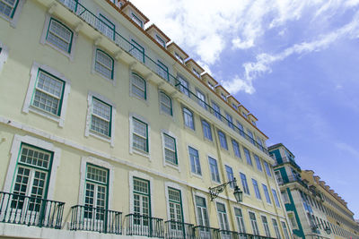 Low angle view of building against sky