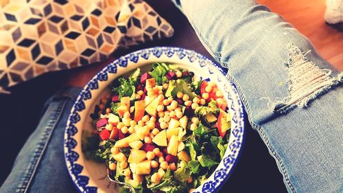 Food salad in bowl