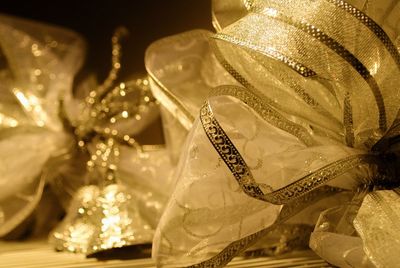 Close-up of christmas decoration
