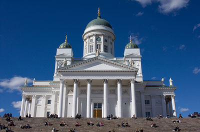 Low angle view of cathedral against sky