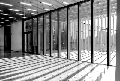 Interior of modern building