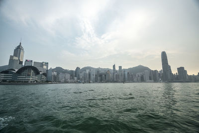 View of city at waterfront