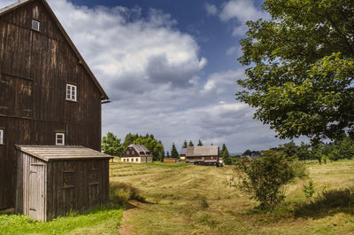 An old village near seiffen, ore mountains, saxony