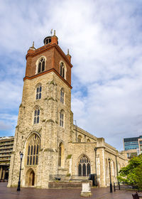 Low angle view of historic building against sky