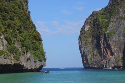 Scenic view of calm sea