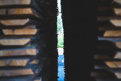 Full frame shot of staircase