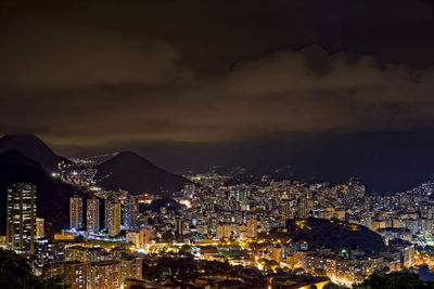 Rio de janeiro city at night