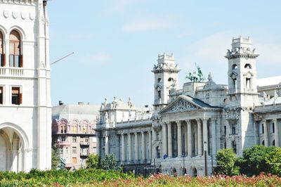 Buildings against sky in city