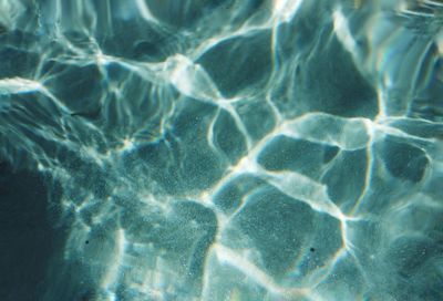 Full frame shot of water in swimming pool