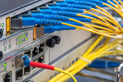 Close-up of cables