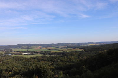 Scenic view of landscape against sky