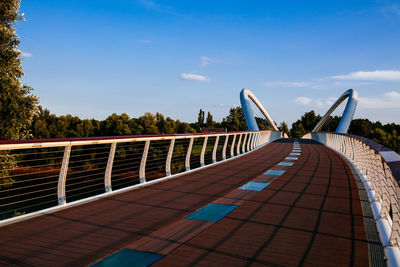 Bridge over water against sky