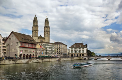 Buildings at waterfront