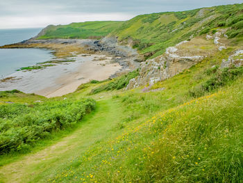 Scenic view of landscape against sky