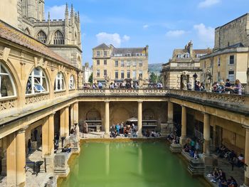 Roman baths in bath, england