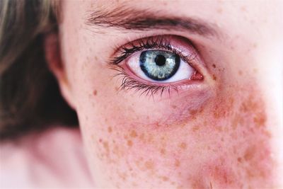 Close-up portrait of human eye