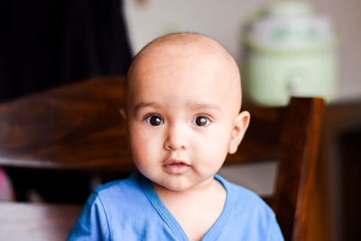 Portrait of cute baby boy