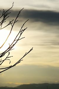 Scenic view of sky at sunset