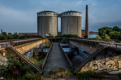 The old abandoned sugar factory in stege, møn, denmark