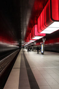 View of subway station