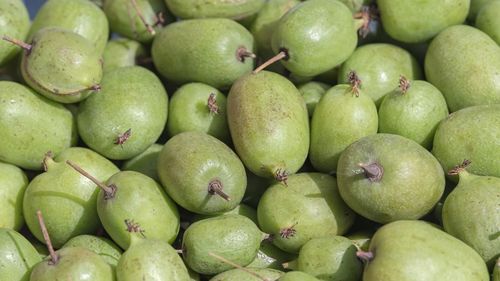 Full frame shot of fruits for sale in market