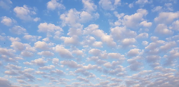 Low angle view of clouds in sky