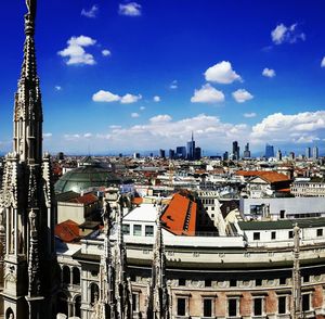 Cityscape against sky