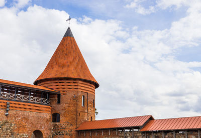 Low angle view of building against sky