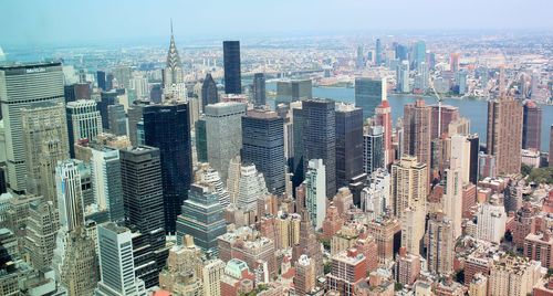 Aerial view of cityscape