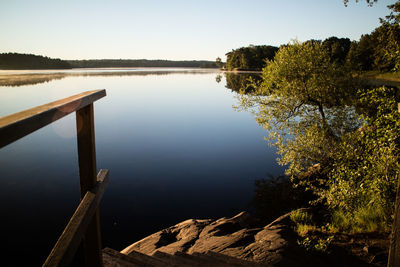 View of calm lake
