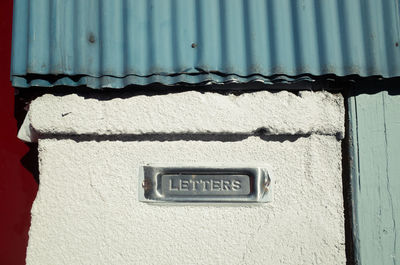 Close-up of weathered wall