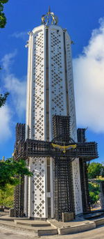 Low angle view of building against sky