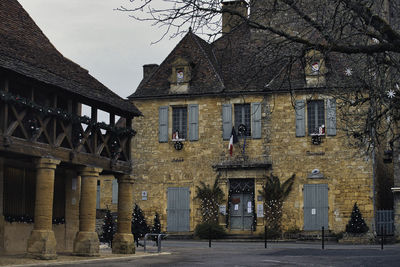 Low angle view of old building