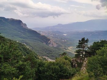 Scenic view of landscape against sky