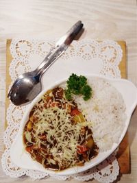 Close-up of food in bowl