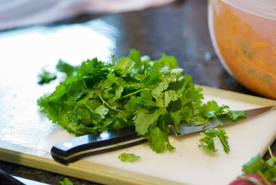 Close-up of food