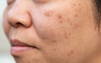 Close-up of woman