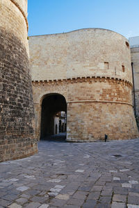 View of castle against clear sky