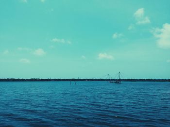 Scenic view of calm sea