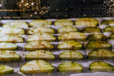 Close-up of food for sale in market