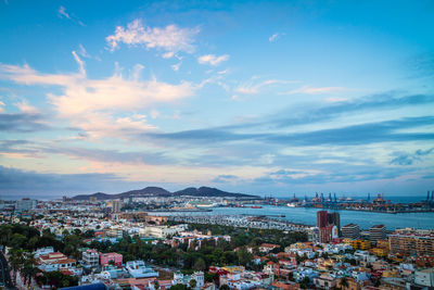 Aerial view of a city